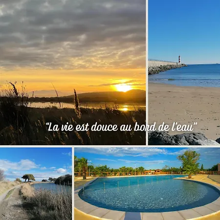 Apartmán Entre Et Roseaux - Piscine Chauffee - Proche Centre Et - Animaux Bienvenus Port-la-Nouvelle